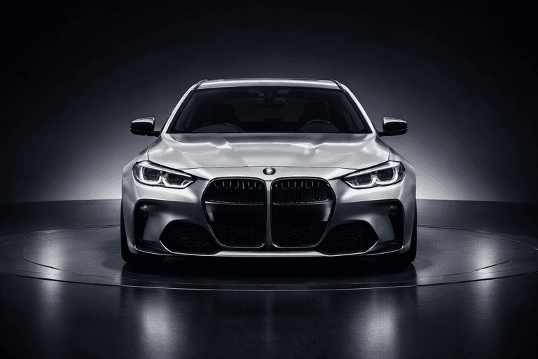 Premium showroom car angle